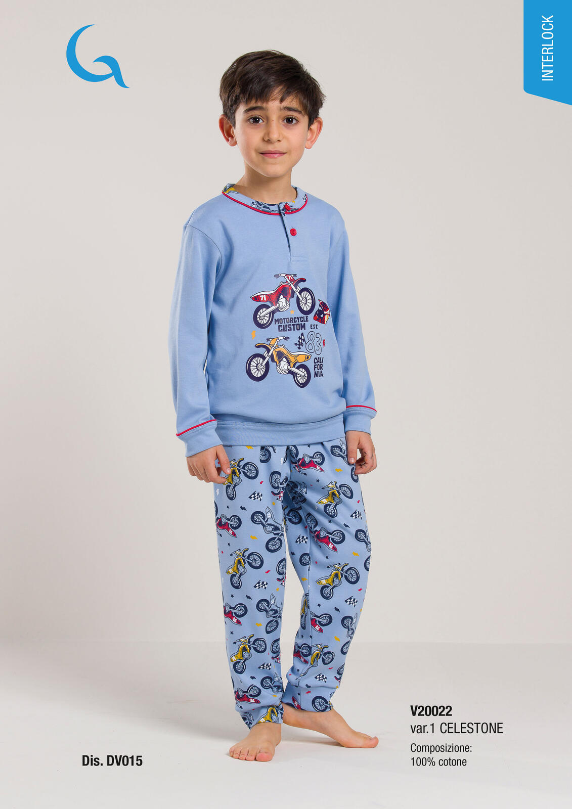 PIGIAMA BAMBINO M/L V20022 Tellini S.r.l. Wholesale Clothing